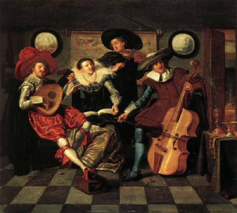 Dirck Hals The Merry Company